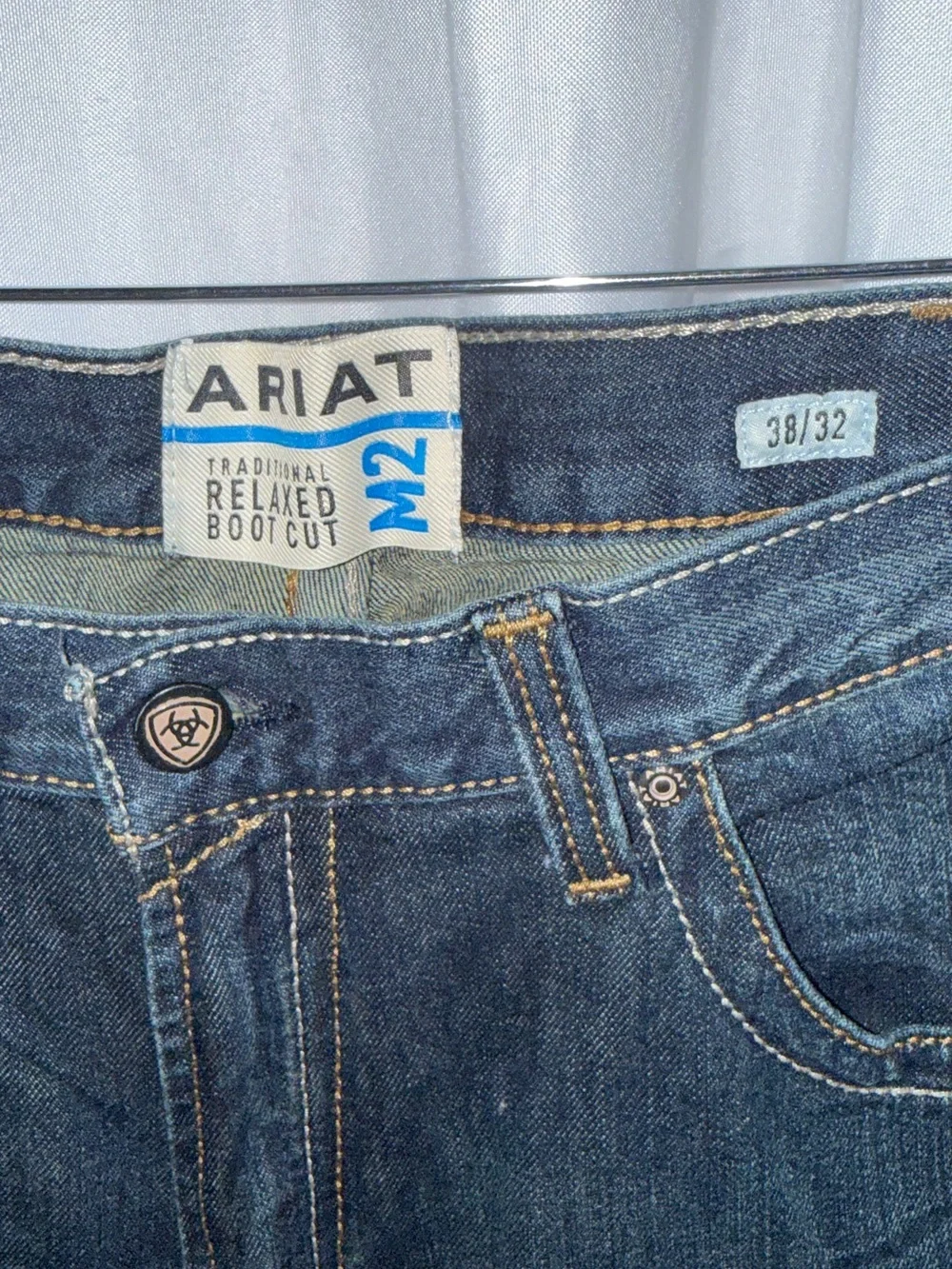 Ariat Men’s Indigo Straight-Leg Jeans